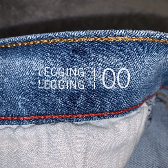 Tommy Hilfger Denim Legging Sz 00 - Picture 5 of 5